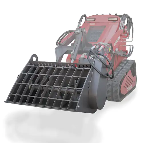 Pá Carregadora de Lagartas Donker´s LM400 Motor B&S 23HP 400KG